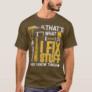 俺が物で知ってるのは何だおもしろい Tシャツ