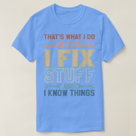 俺が物で知ってる事 Tシャツ (デザイン正面)