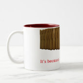 俺が生姜だからだろ? ツートーンマグカップ (左)