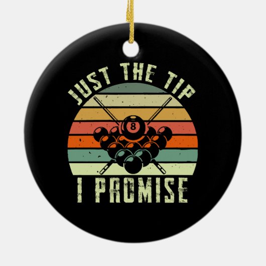 俺が約束する玉突きの先だ セラミックオーナメント (裏面)