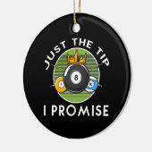 俺が約束する玉突きの先だ セラミックオーナメント (左)