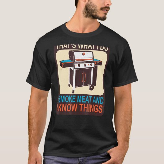 俺が肉を吸って分かってるってこと Tシャツ (正面)
