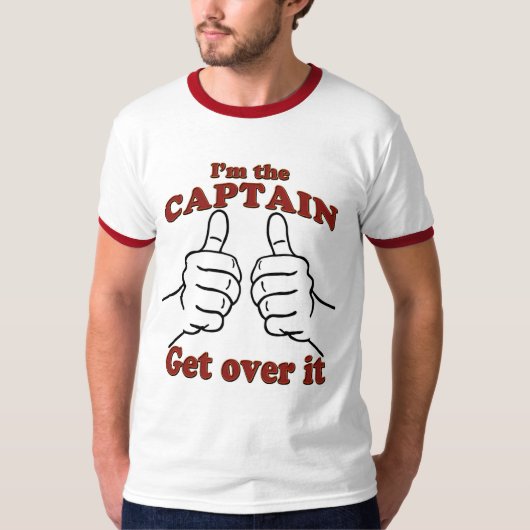 俺が船長だ Tシャツ (正面)