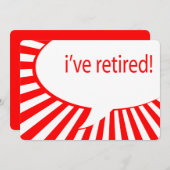 俺が退職した!(漫画気泡) 招待状 (正面/裏面)