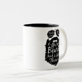 俺が髭を生やしていてわかってるんだよ ツートーンマグカップ (正面右)