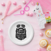 俺が髭を生やしていてわかってるんだよ ペーパープレート (パーティー)