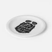 俺が髭を生やしていてわかってるんだよ ペーパープレート (アングル)