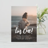 俺が1人だ! | フォトオーバーレイ1st誕生日 招待状 (スタンド正面)