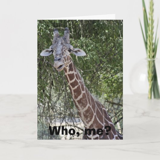 俺が？ カード (正面)