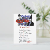 俺たちはイギリスを出し抜いてる ポストカード (スタンド正面)