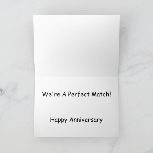 俺たちは完璧な試合だ！ハッピーアニバーサリー カード (内部)