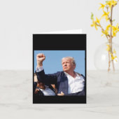 俺だ!トランプ大統領 カード (黄色い花)
