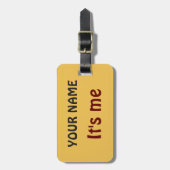 俺だ！荷物パーソナライズされたタグ ラゲッジタグ (正面縦)