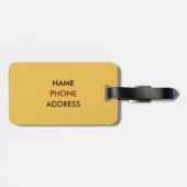 俺だ！荷物パーソナライズされたタグ ラゲッジタグ (裏面横)