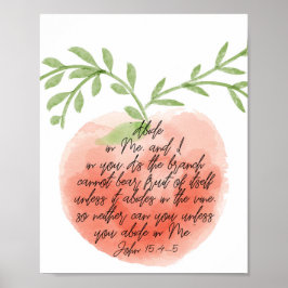 俺と俺を守れ…ヨハネ15:4-5 ポスター