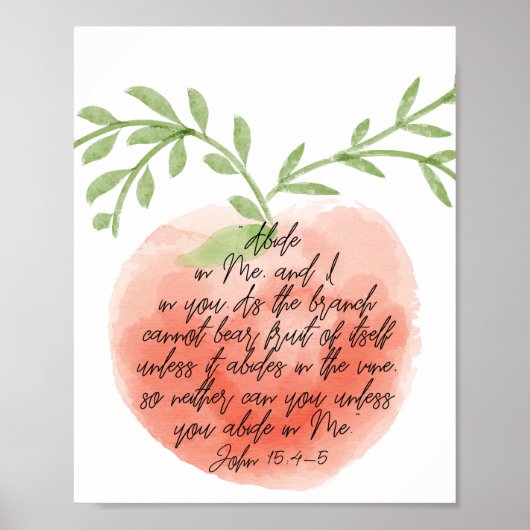 俺と俺を守れ…ヨハネ15:4-5 ポスター (正面)
