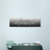 俺と結婚してくれないかグラデーション。 横断幕 (トレードショー)