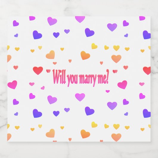 俺と結婚しろ ビールラベル (シングルラベル)