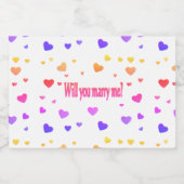 俺と結婚しろ リキュールボトルラベル (シングルラベル)