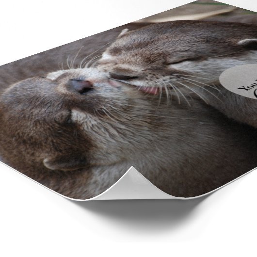 俺にとって世の中は愛の世界だキスをする ポスター (角)