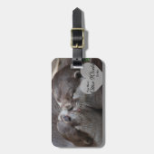 俺にとって世の中は愛の世界だキスをする ラゲッジタグ (正面縦)