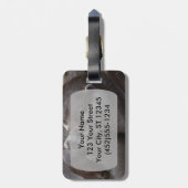 俺にとって世の中は愛の世界だキスをする ラゲッジタグ (裏面縦)