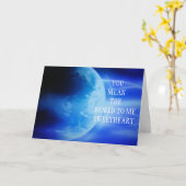 「俺にとって世界とは何か」スウィートヘアール誕生日カード カード (黄色い花)