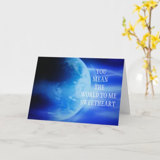 「俺にとって世界とは何か」スウィートヘアール誕生日カード カード (黄色い花)