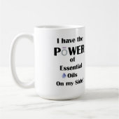 俺にはエッセンシャル油の力がある! コーヒーマグカップ (左)