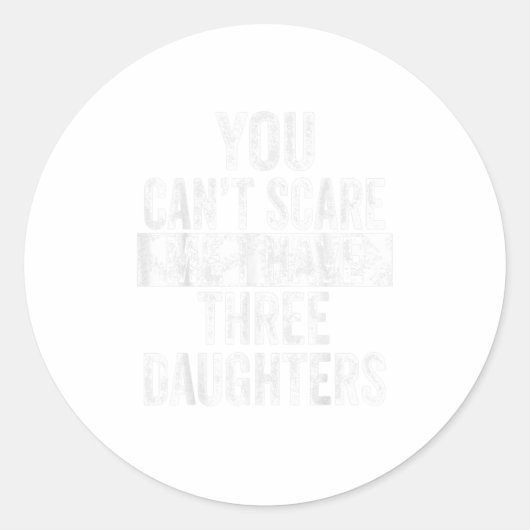 俺に三つ金があるって怖がってはいけない ラウンドシール (正面)