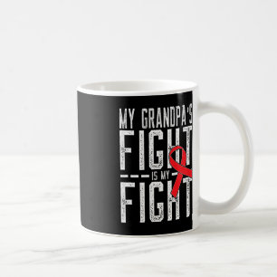 俺のおじいちゃんの戦いは俺の血がん患者だ コーヒーマグカップ