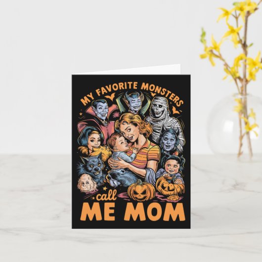 俺のお気に入りの怪物は俺を母親と呼びおもしろいてる カード (黄色い花)