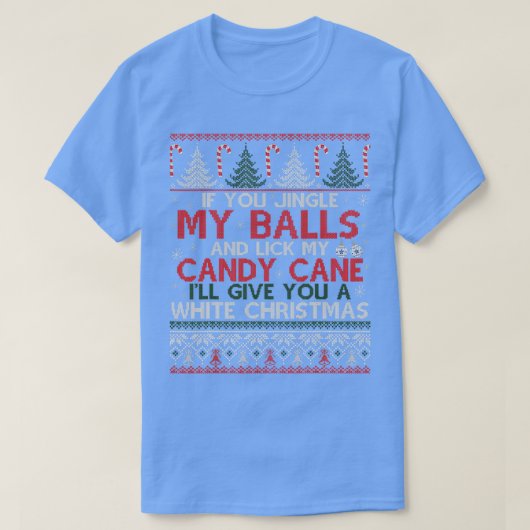 俺のもし玉を鳴らして甘い杖を舐めろ Tシャツ (デザイン正面)