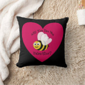 俺のものになってくれるか？赤いハート クッション (ブランケット)