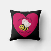 俺のものになってくれるか？赤いハート クッション (裏面)