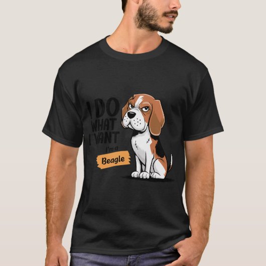 俺のやりたいようにやる パグ犬 Tシャツ (正面)