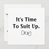 俺のグロムスマンか? 招待状 (正面/裏面)