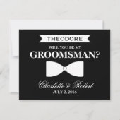 俺のグロムスマンか? | Groomsman 招待状 (正面)
