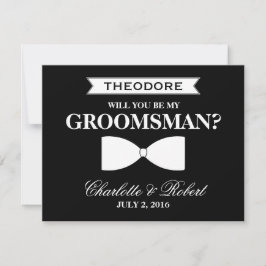 俺のグロムスマンか？ | Groomsman 招待状