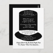 「俺のグロムスマンになってくれないか」フラット・カード ポストカード (正面/裏面)