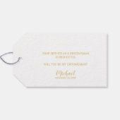 俺のグロムスマンになってくれるか？スクリプモダント金ゴールド ギフトタグ (裏面横)