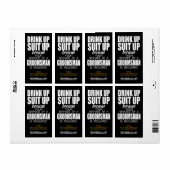 俺のグロムスマンになってくれるか？ワインラベルビアラベル ラベル (フルシート)