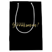 俺のグロムスマンになってくれるか？申モダン出 ミディアムペーパーバッグ (正面)