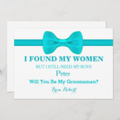 俺のグロムスマンの弓のネクタイか? 招待状 (正面/裏面)