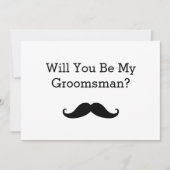 俺のグロムスマン黒い口ひげか？ 招待状 (正面)