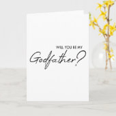 俺のゴッドファーザーになってくれるか？ カード (黄色い花)