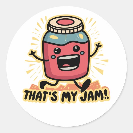 俺のジャムだ！ ラウンドシール (正面)