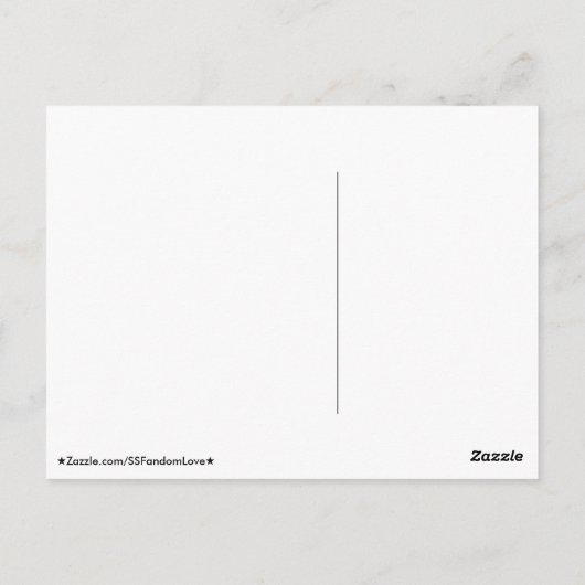 俺のソーウルフか？カスタマイズ可能な文字と色 ポストカード (裏面)