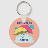 俺のダンブレラを捕まえたほうがいいかわいらしバカ キーホルダー (正面)