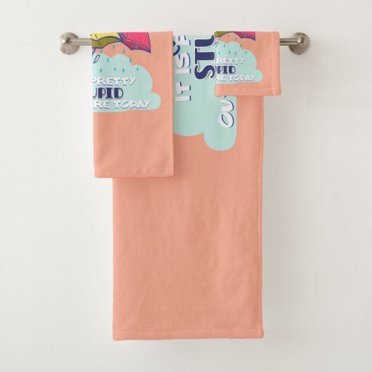 俺のダンブレラを捕まえたほうがいいかわいらしバカ バスタオルセット (インサイチュ)